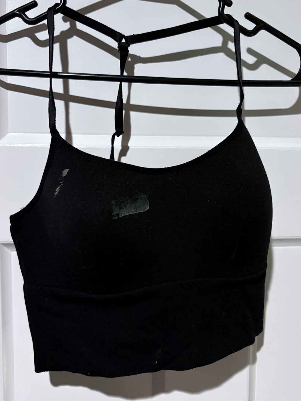Vintage Black Seamless Bralette Crop Top - Women Intimates